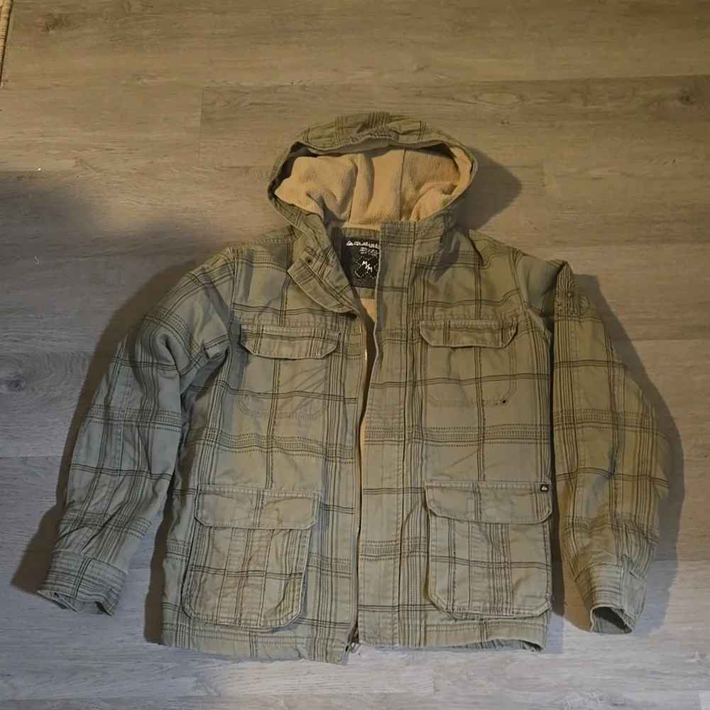 Quicksilver Fleece Lined Heavy Canvas Jacket